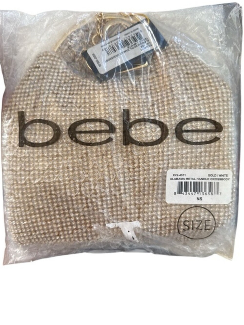 NWT Bebe Alabama Rhinestone Crossbody Bag MSRP $99